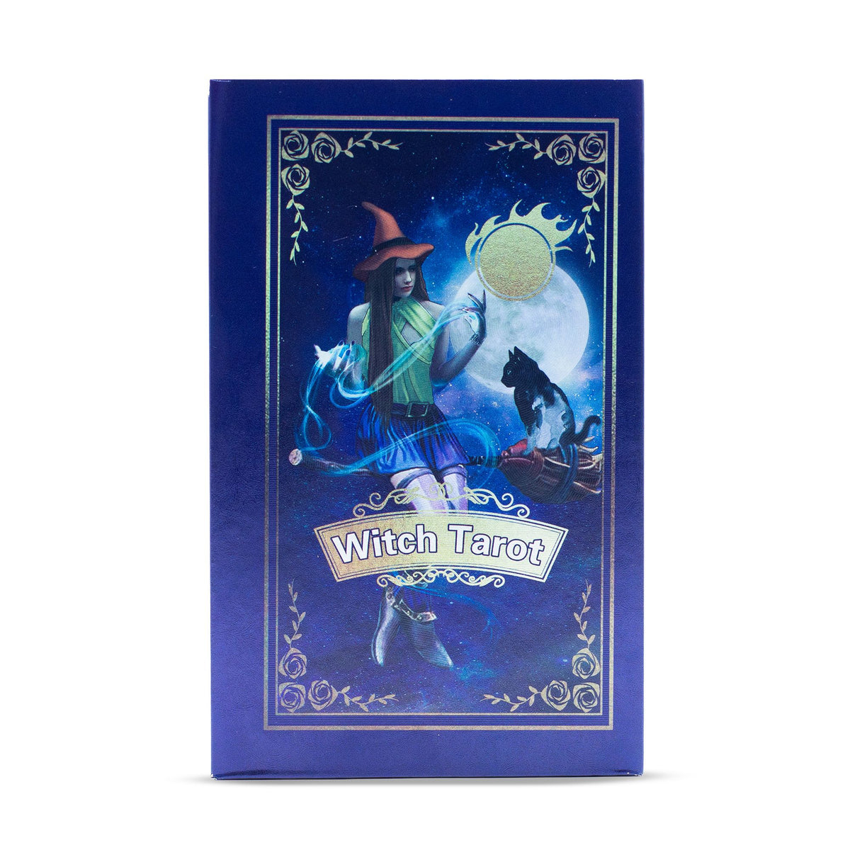 Boszorkány tarot kártya lila fóliával, útmutatóval (angol nyelvű)