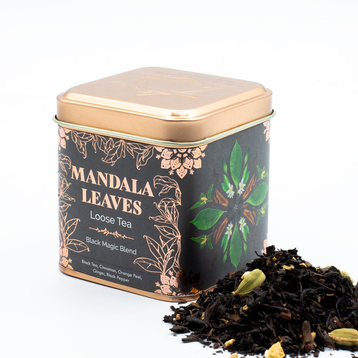 „Black Magic” fűszeres fekete tea – 50 g, fémdobozban