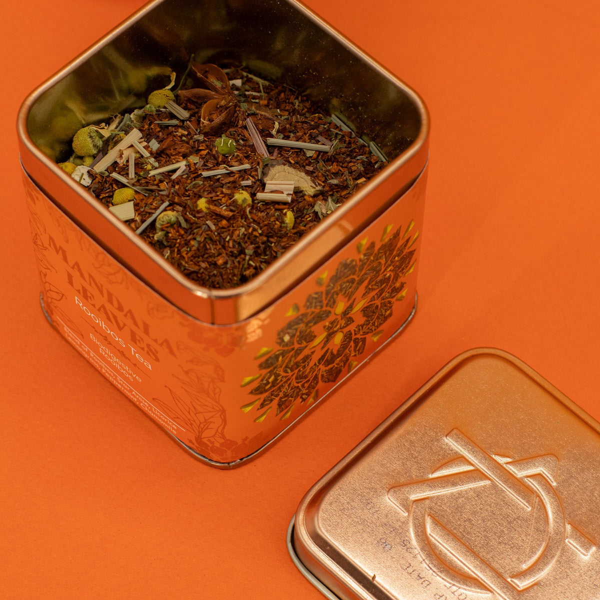 Bio rooibos „emésztés” teakeverék – 50 g, fémdobozban