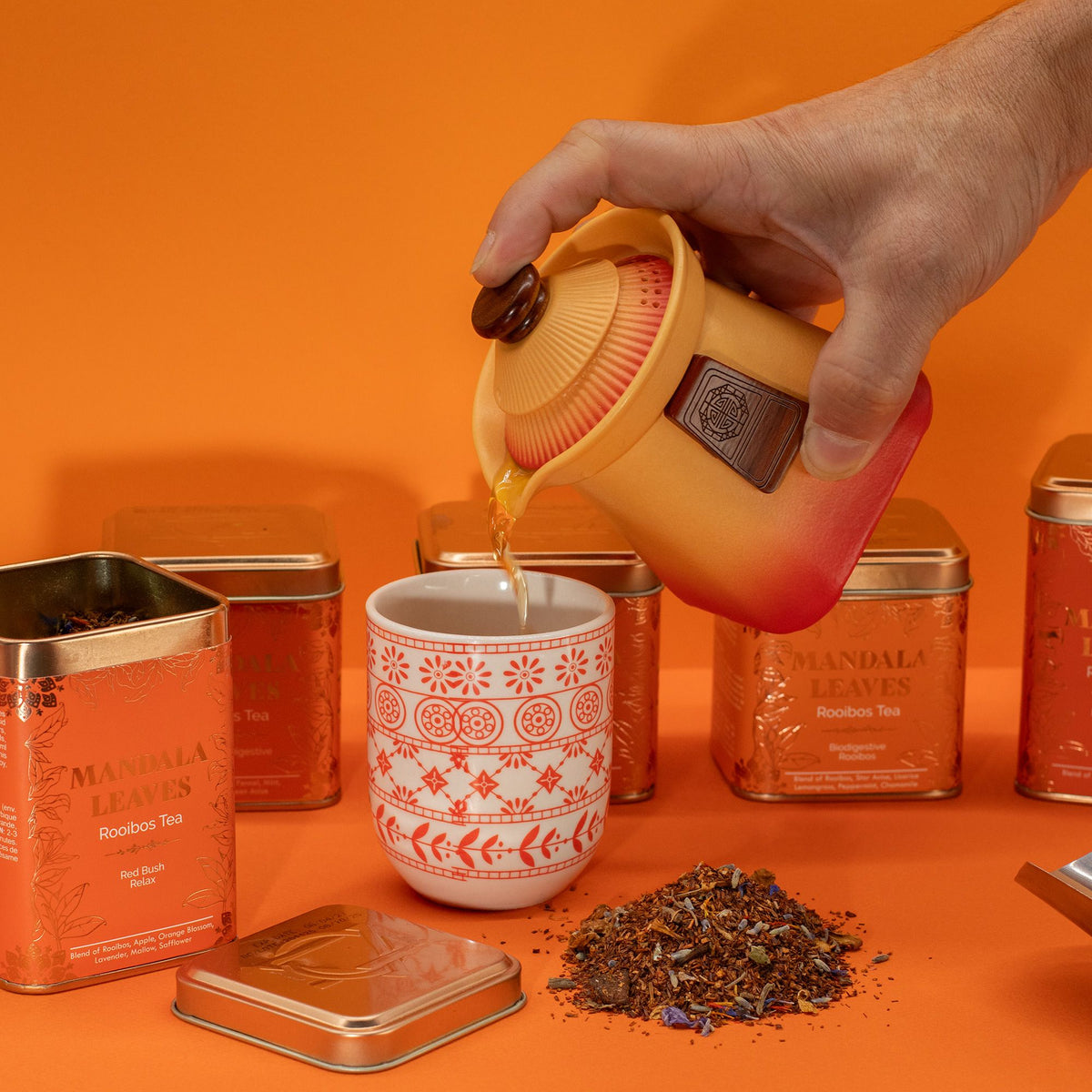 Bio rooibos „emésztés” teakeverék – 50 g, fémdobozban