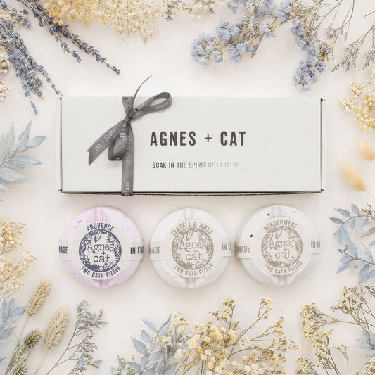 Agnes + Cat fürdőpezsgő-ajándékszett – Signature illat