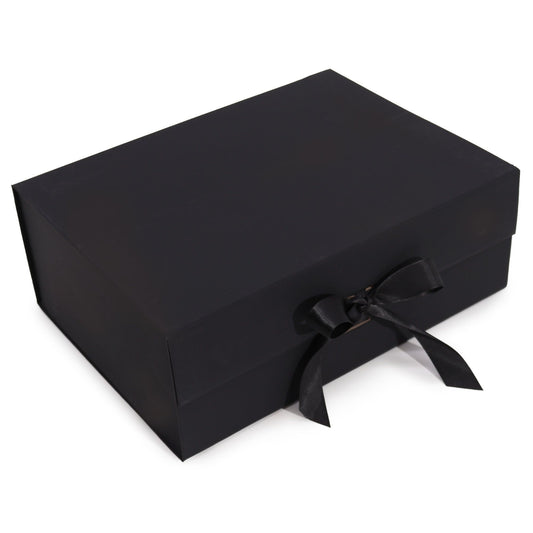 Ajándékdoboz – extra nagy (33×25×12 cm), fekete