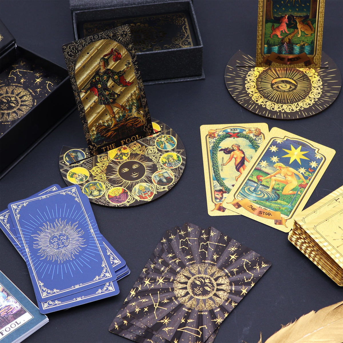 Tükrös tarot kártya útmutatóval (angol nyelvű)