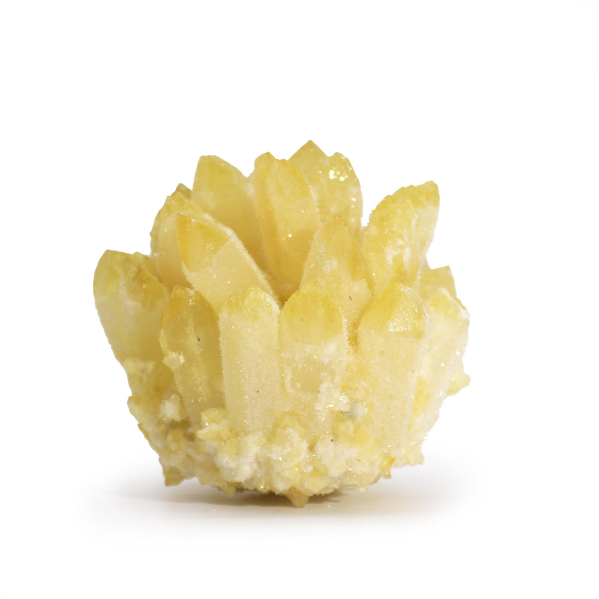 Kvarc kristálycsoport, kb. 8 cm – sárga fantomkvarc