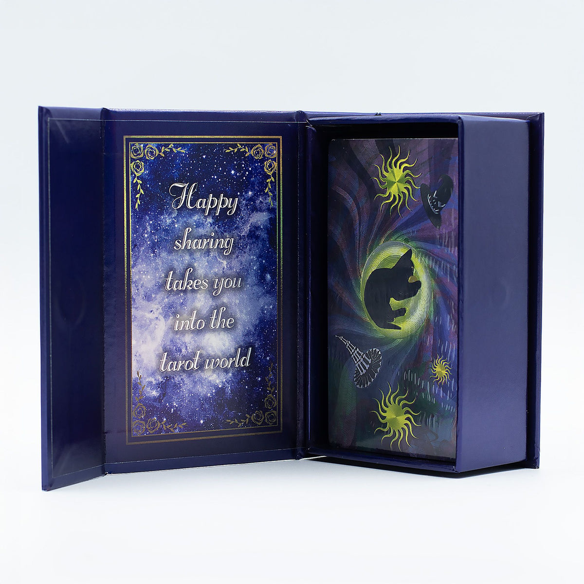 Boszorkány tarot kártya lila fóliával, útmutatóval (angol nyelvű)