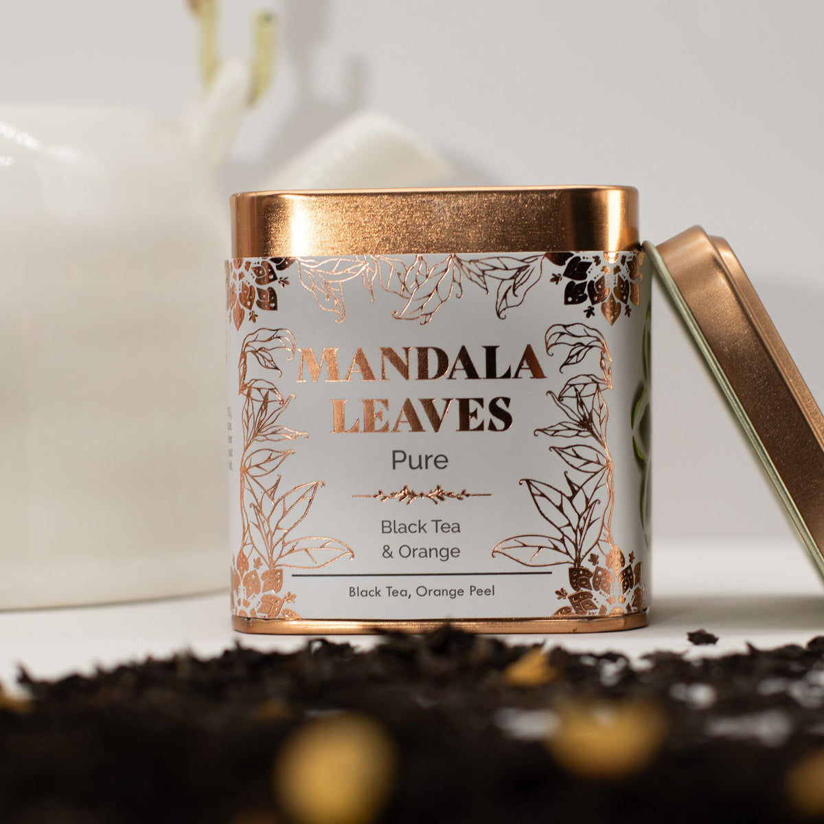 Bio narancsos fekete tea – 50 g, fémdobozban