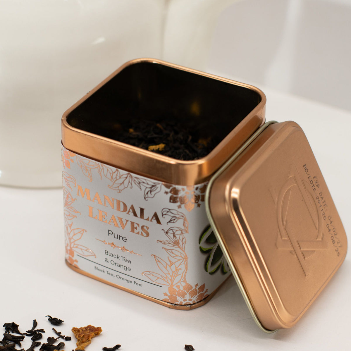 Bio narancsos fekete tea – 50 g, fémdobozban