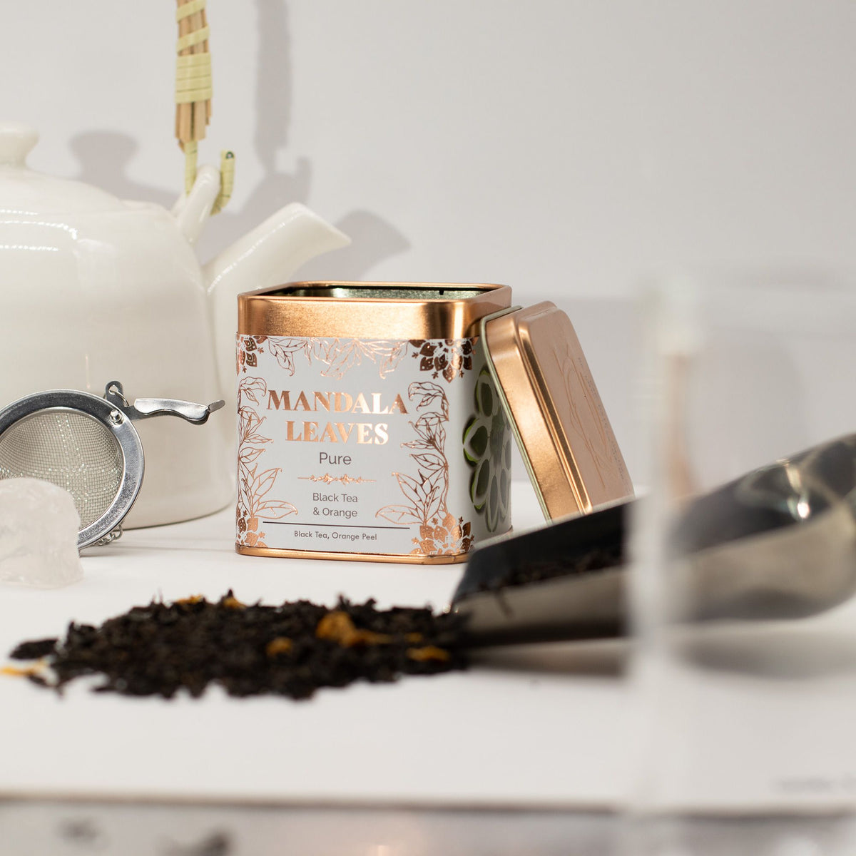 Bio narancsos fekete tea – 50 g, fémdobozban