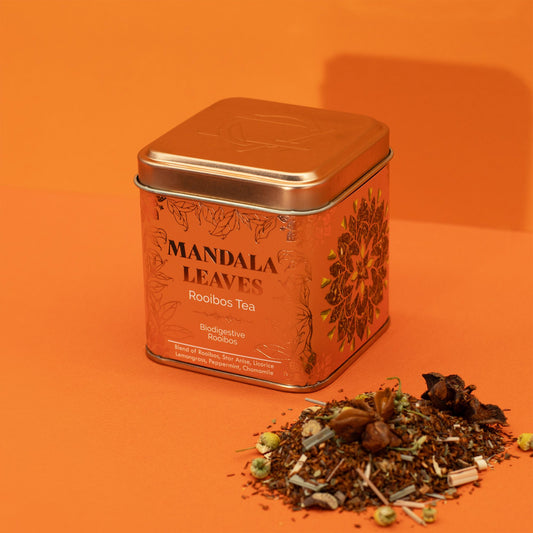 Bio rooibos „emésztés” teakeverék – 50 g, fémdobozban