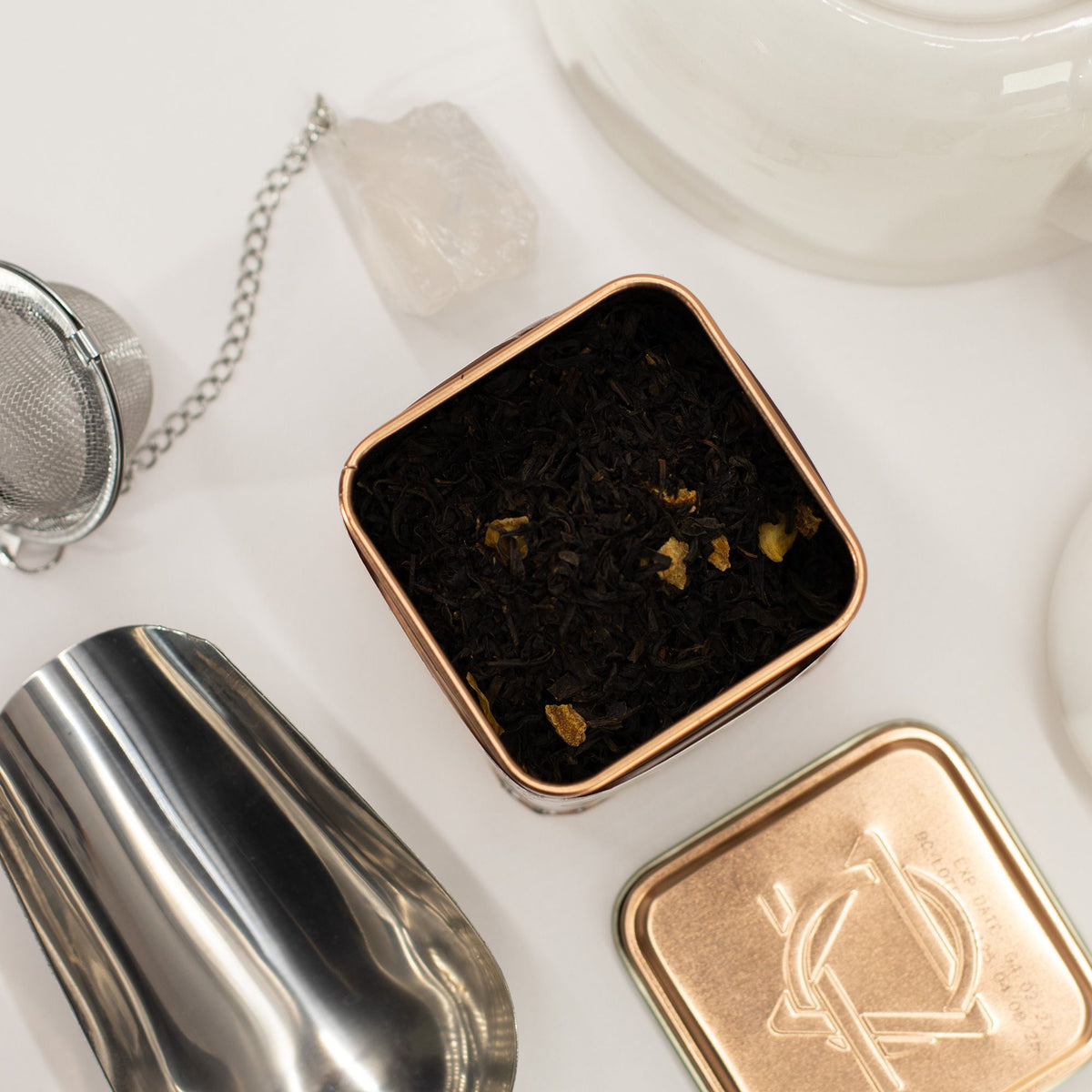 Bio narancsos fekete tea – 50 g, fémdobozban