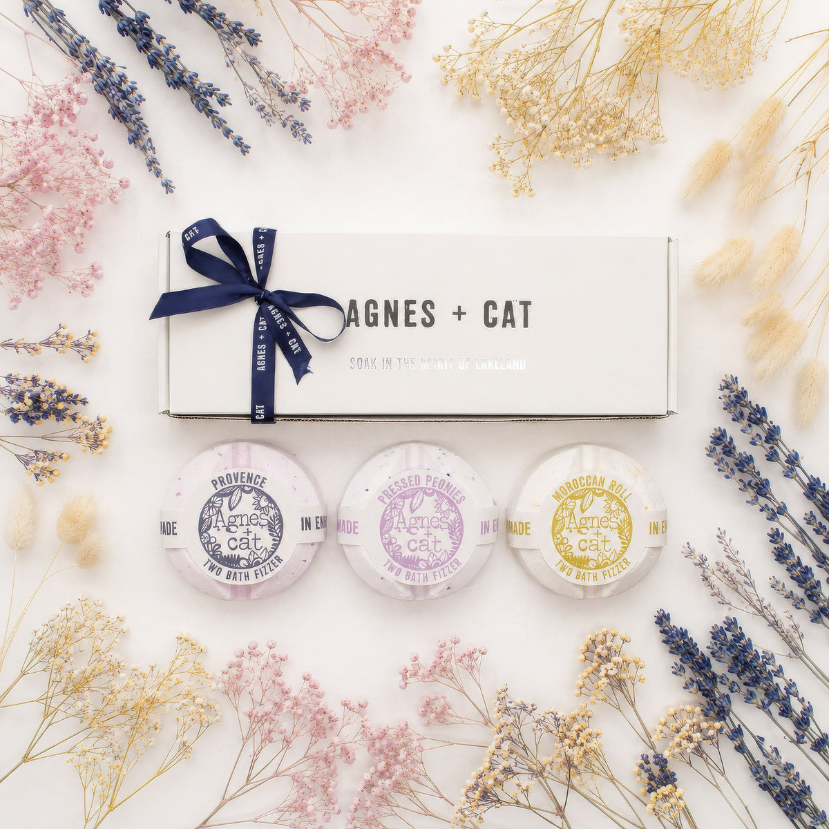 Agnes + Cat fürdőpezsgő-ajándékszett – Titkos kert