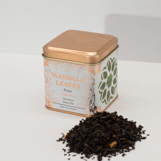 Bio fahéjas fekete tea – 50 g, fémdobozban