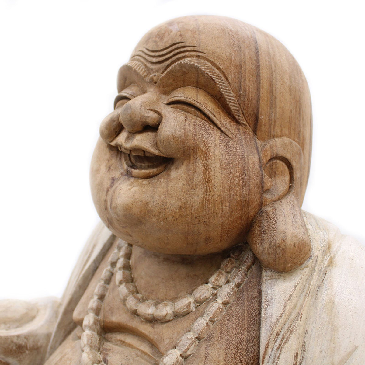 Kézzel faragott „Boldog Buddha” szobor – 50 cm