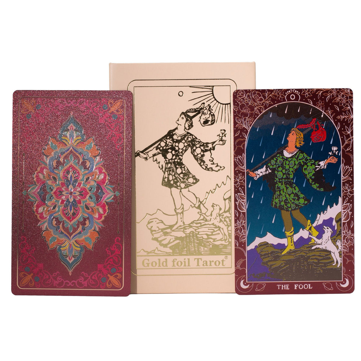 Rubin fóliás tarot kártya díszdobozban, útmutatóval (angol nyelvű)