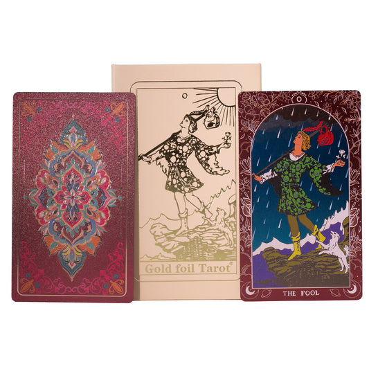 Rubin fóliás tarot kártya díszdobozban, útmutatóval (angol nyelvű)