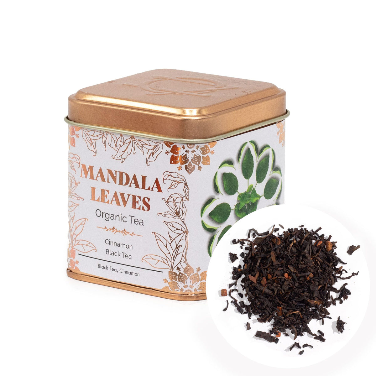 Bio fahéjas fekete tea – 50 g, fémdobozban