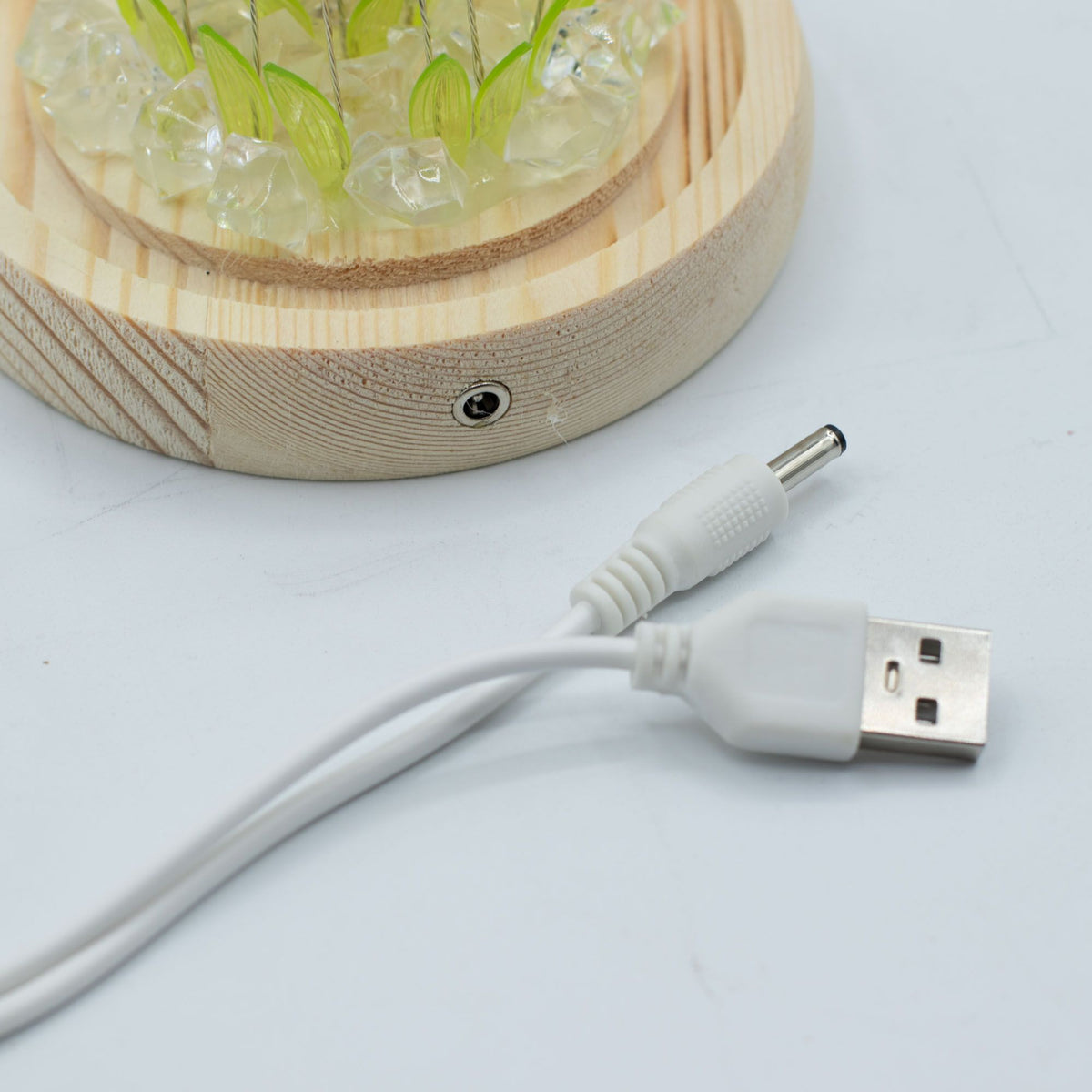 Világító napraforgós üvegbúra – LED