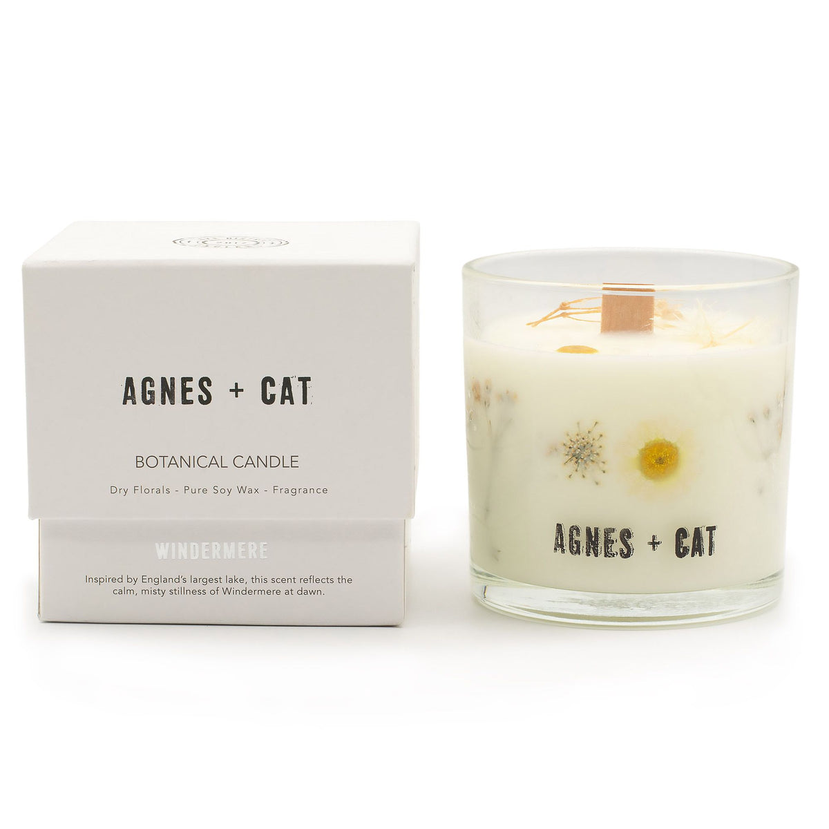 Agnes + Cat botanikus szójaviasz gyertya – Windermere